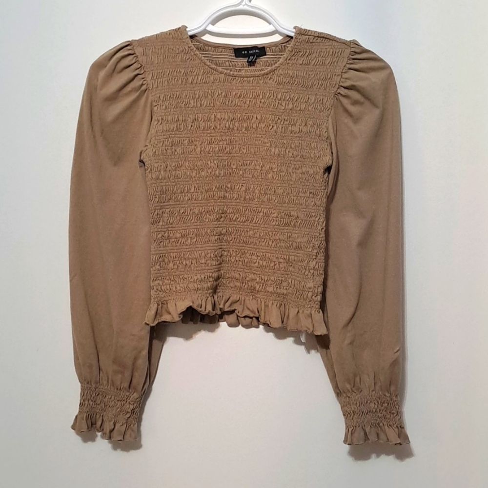 En Saison XS blouse taupe/brown